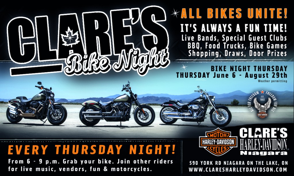Clare's Bike Night Thursdays
